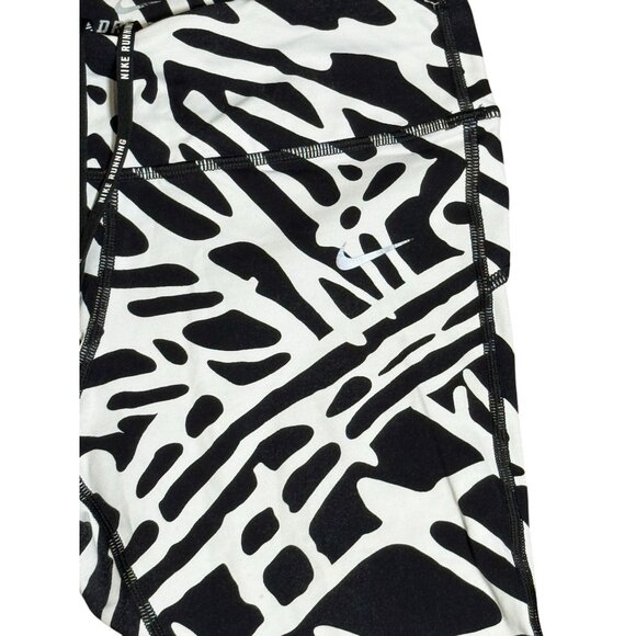 Nike Epic Lux Palm Print White/Black Leggings Dri-FIT Zone Sculpting Pants Sz S - Picture 7 of 13